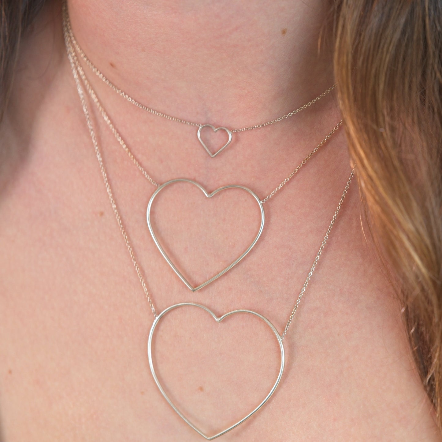 Open Heart Necklace