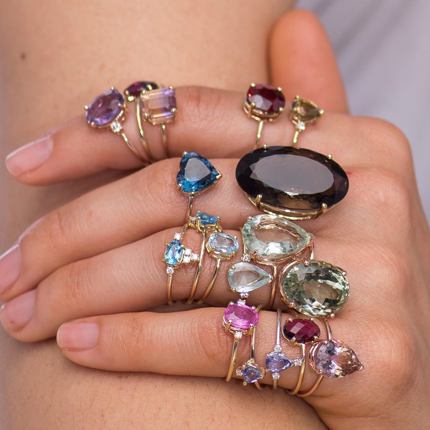 Pink Tourmaline Oval Ring Gem Candy