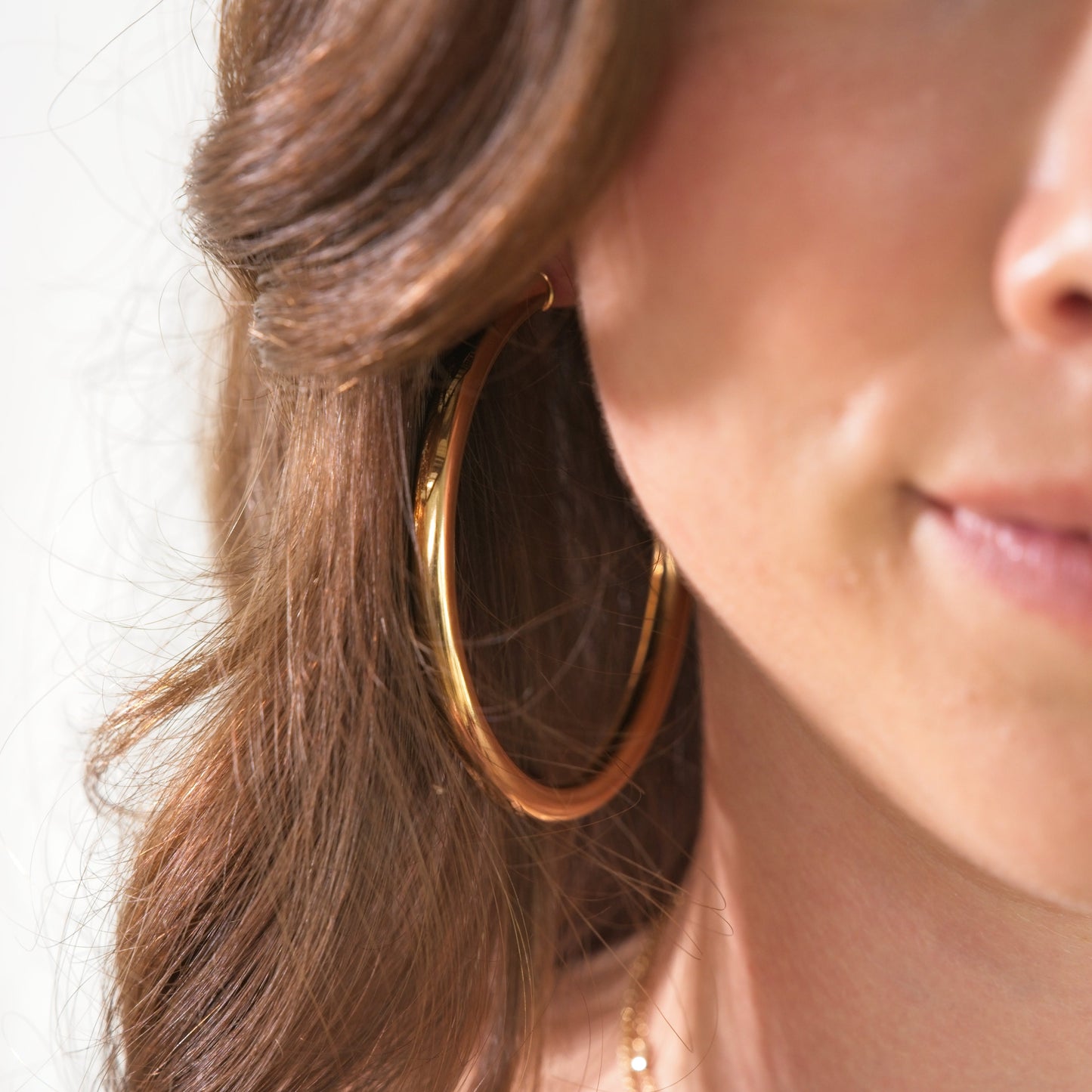 2" 4MM Thick Gold Hoops