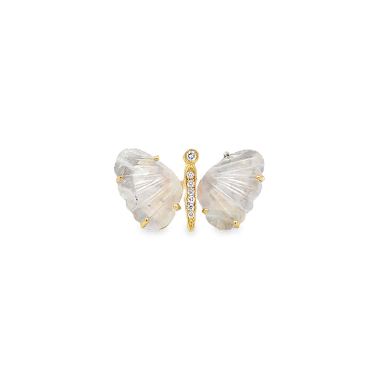 Medium Moonstone Butterfly Ring