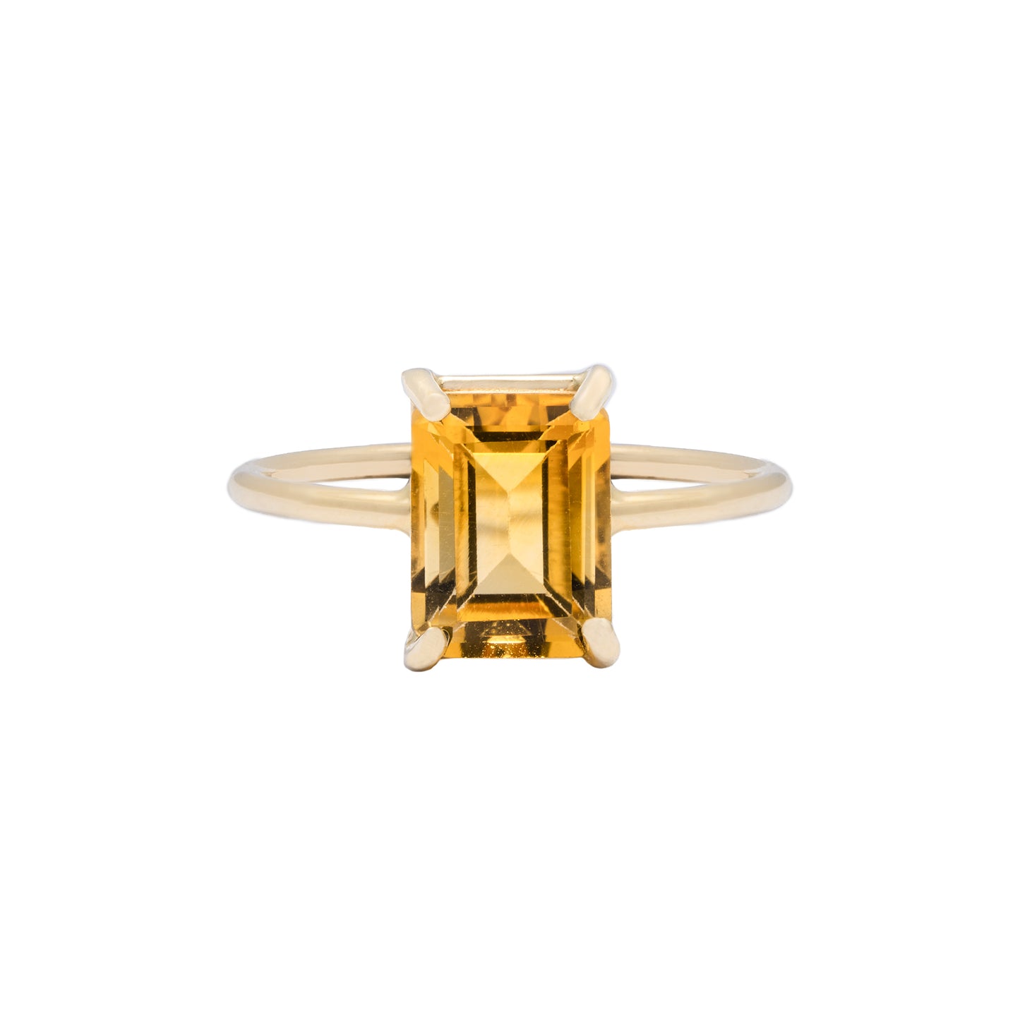 Gem Candy Citrine Rectangle Ring - Nina Segal Jewelry