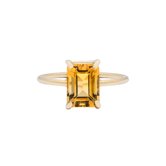 Gem Candy Citrine Rectangle Ring - Nina Segal Jewelry