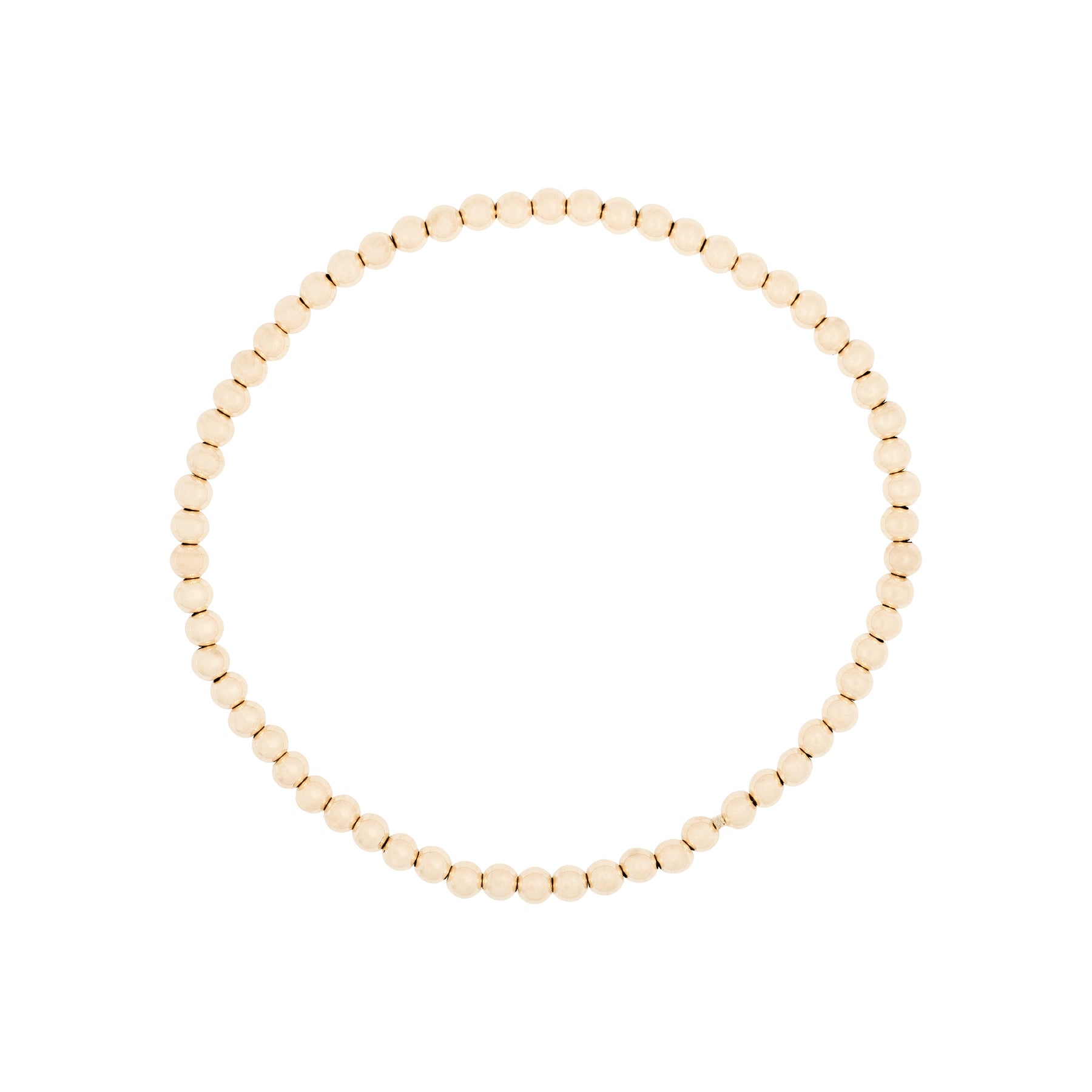 4MM Ball Stretch 14K Bracelet - Nina Segal Jewelry