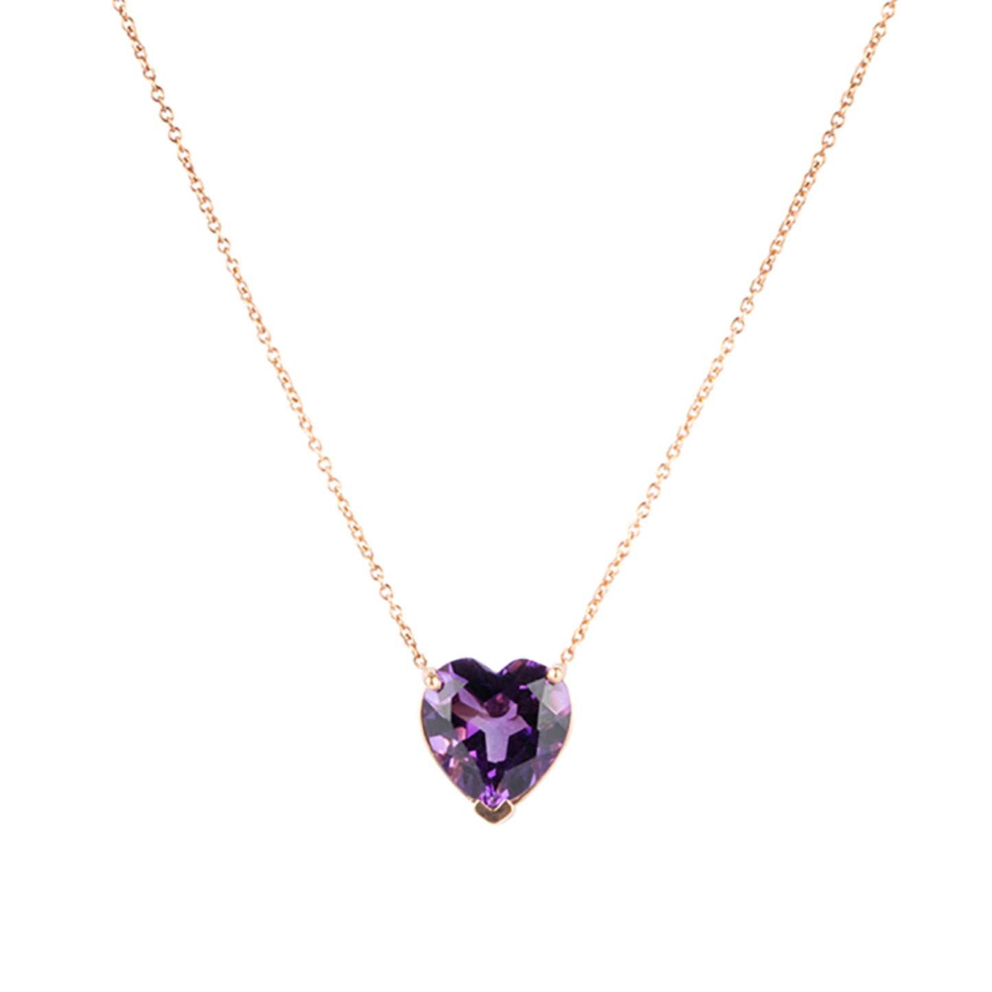 Gem Candy Amethyst Heart Necklace - Nina Segal Jewelry