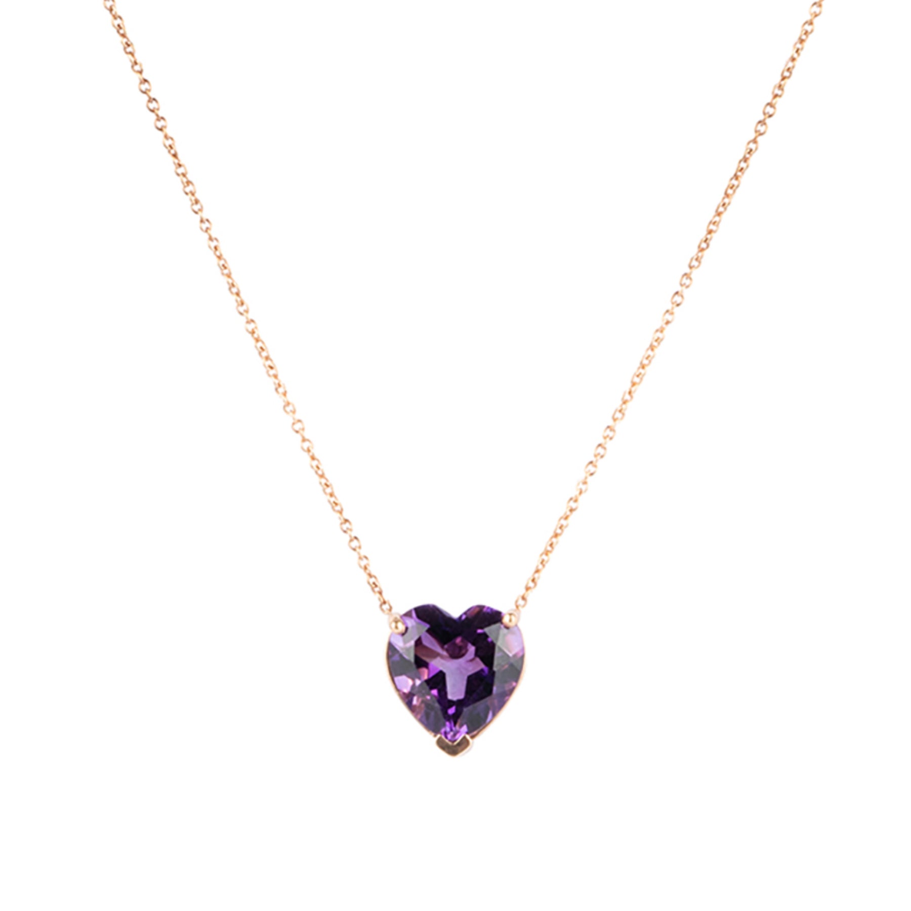 Gem Candy Amethyst Heart Necklace - Nina Segal Jewelry