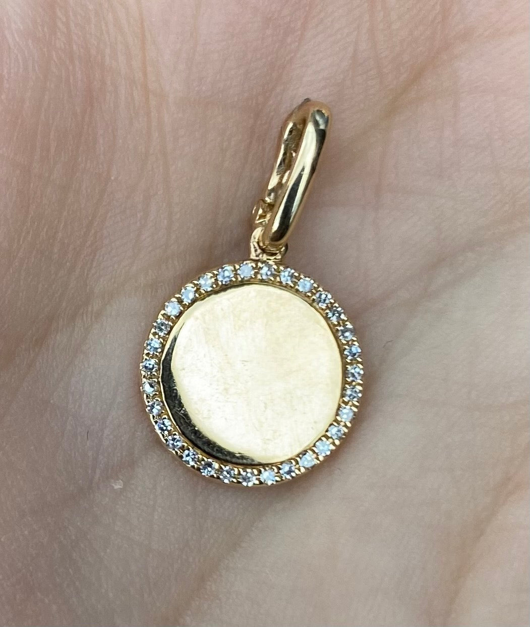 Diamond Disc Enhancer Charm - Nina Segal Jewelry