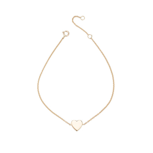 Solid Heart Bracelet - Nina Segal Jewelry