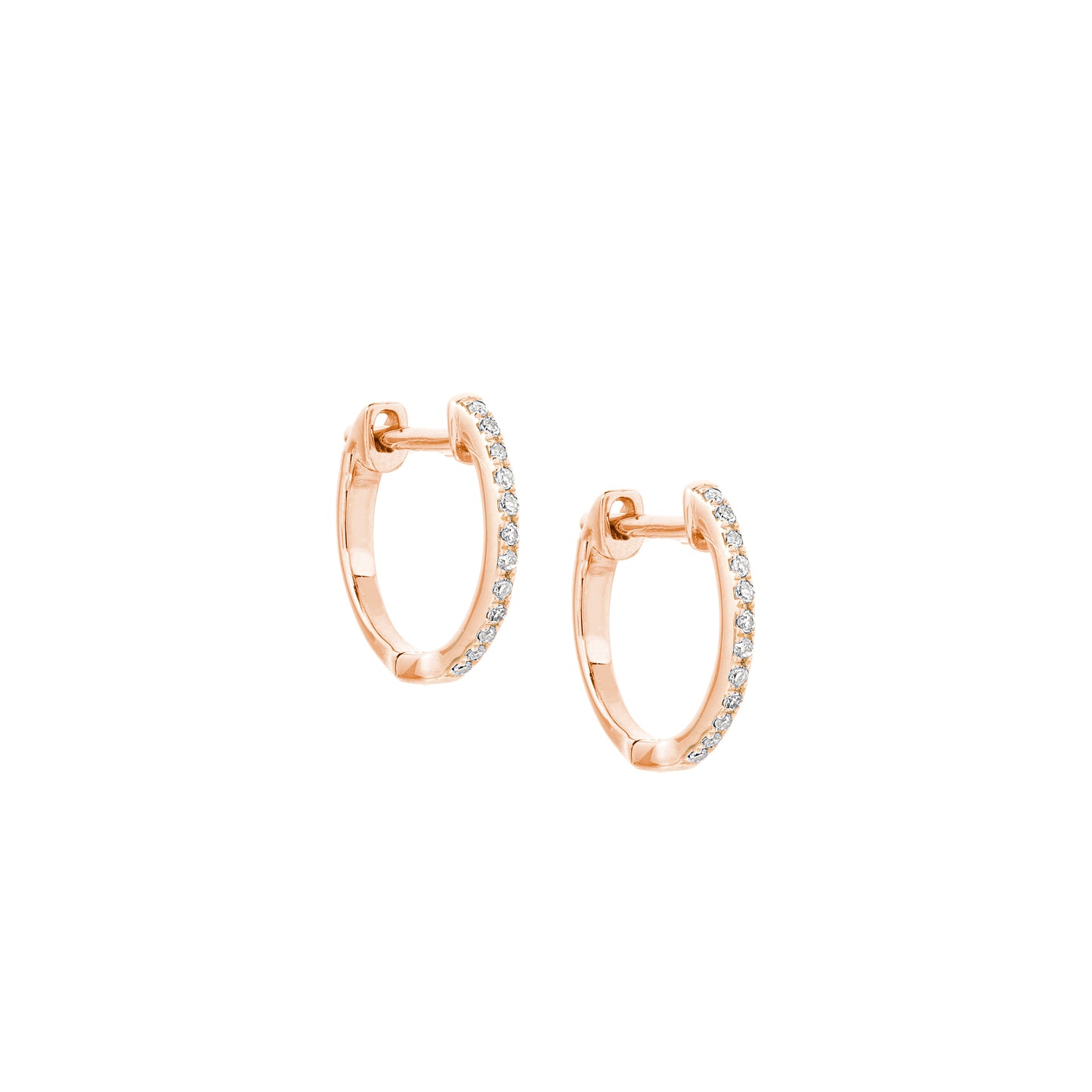 Medium Diamond Huggies - Nina Segal Jewelry