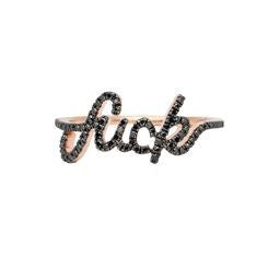 Diamond Cursive Fuck Ring - Nina Segal Jewelry