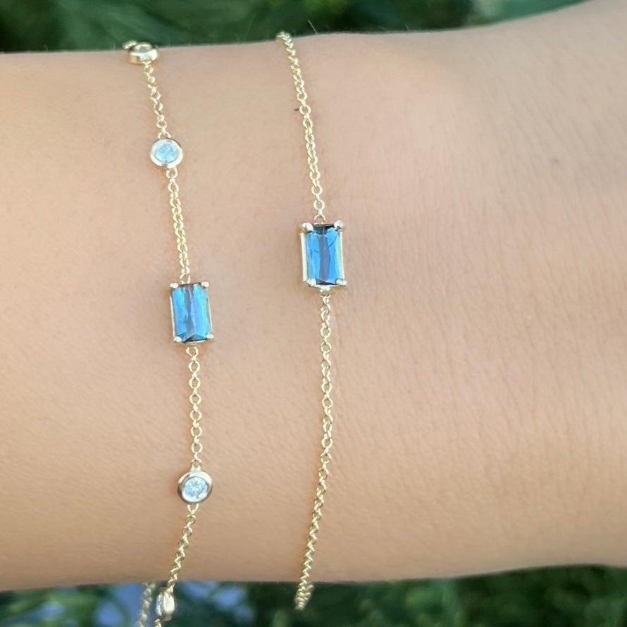 Sapphire Gem Candy Bracelet