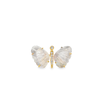 Medium Moonstone Butterfly Ring