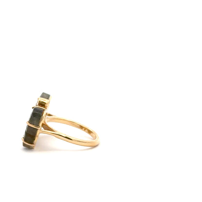 Medium Labradorite Butterfly Ring
