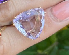 Lt. Amethyst Trillion Gem Candy Ring