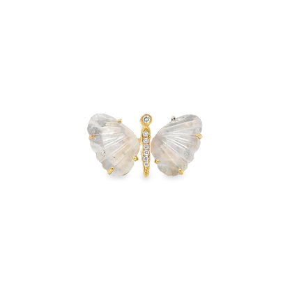 Medium Moonstone Butterfly Ring