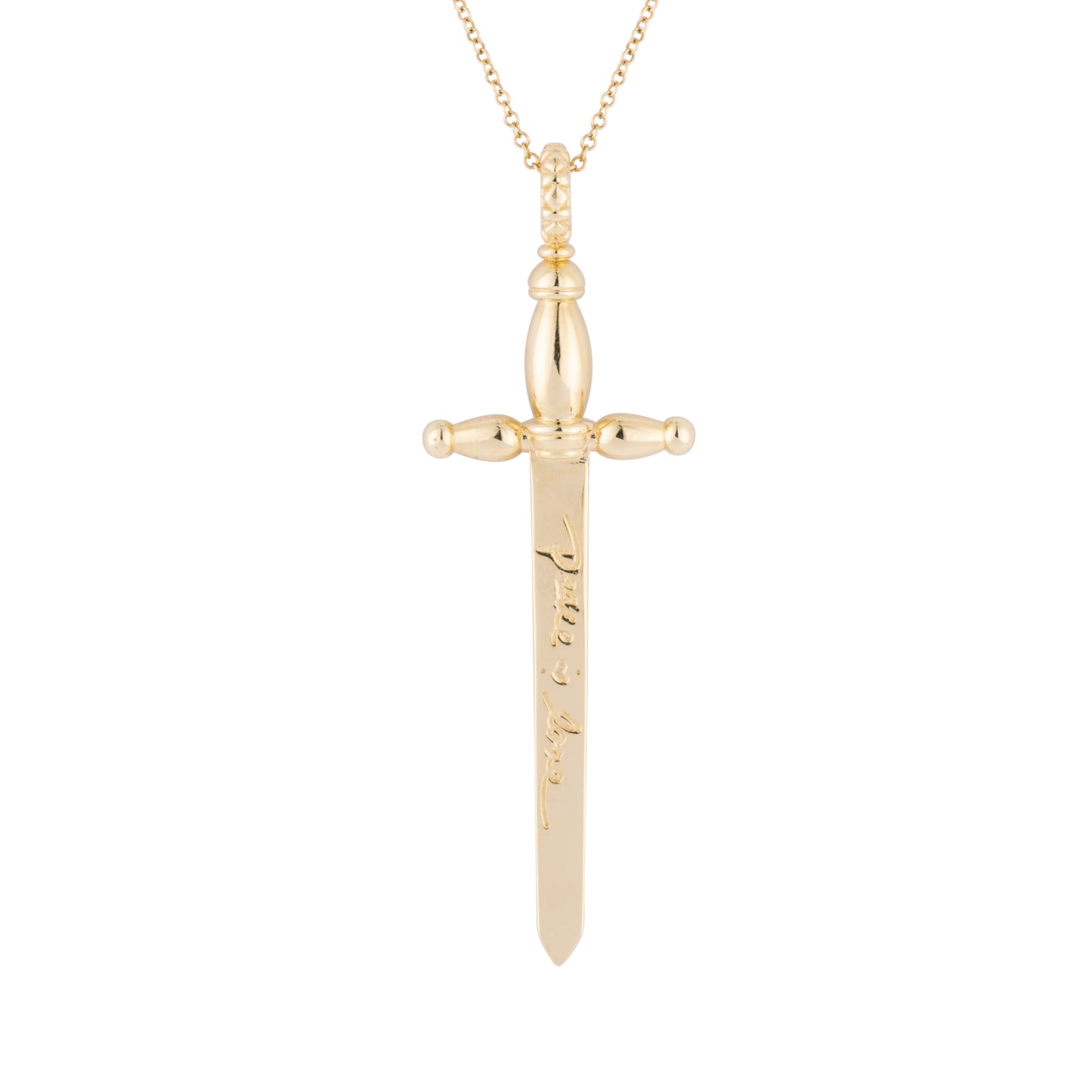 Peace & Love Sword Pendant - Nina Segal Jewelry