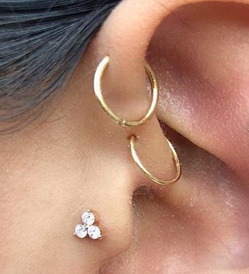 Gold Infinity Hoop - Nina Segal Jewelry