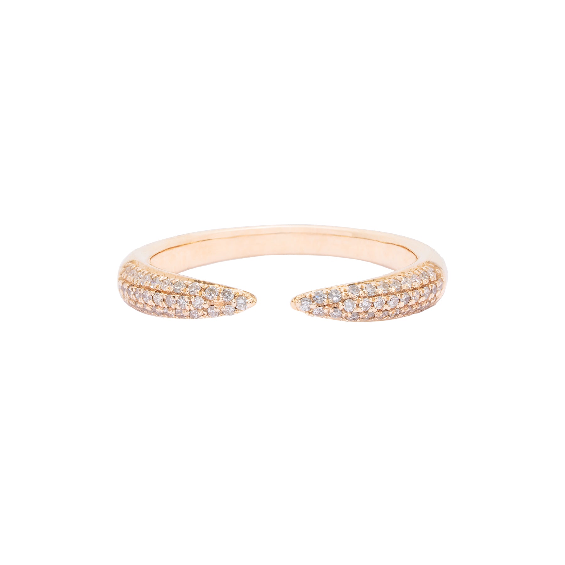Pave Diamond Claw Ring - Nina Segal Jewelry