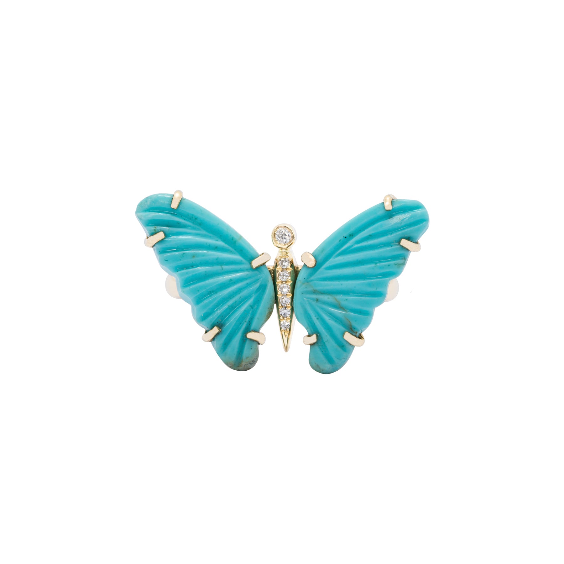 Turquoise Butterfly Ring - Nina Segal Jewelry