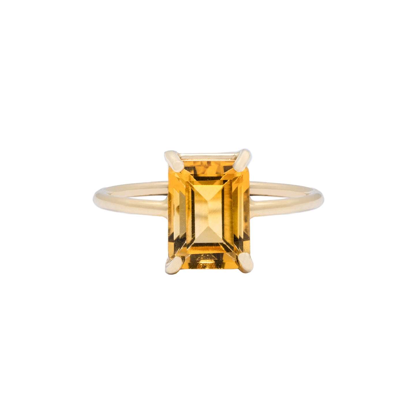 Gem Candy Citrine Rectangle Ring - Nina Segal Jewelry