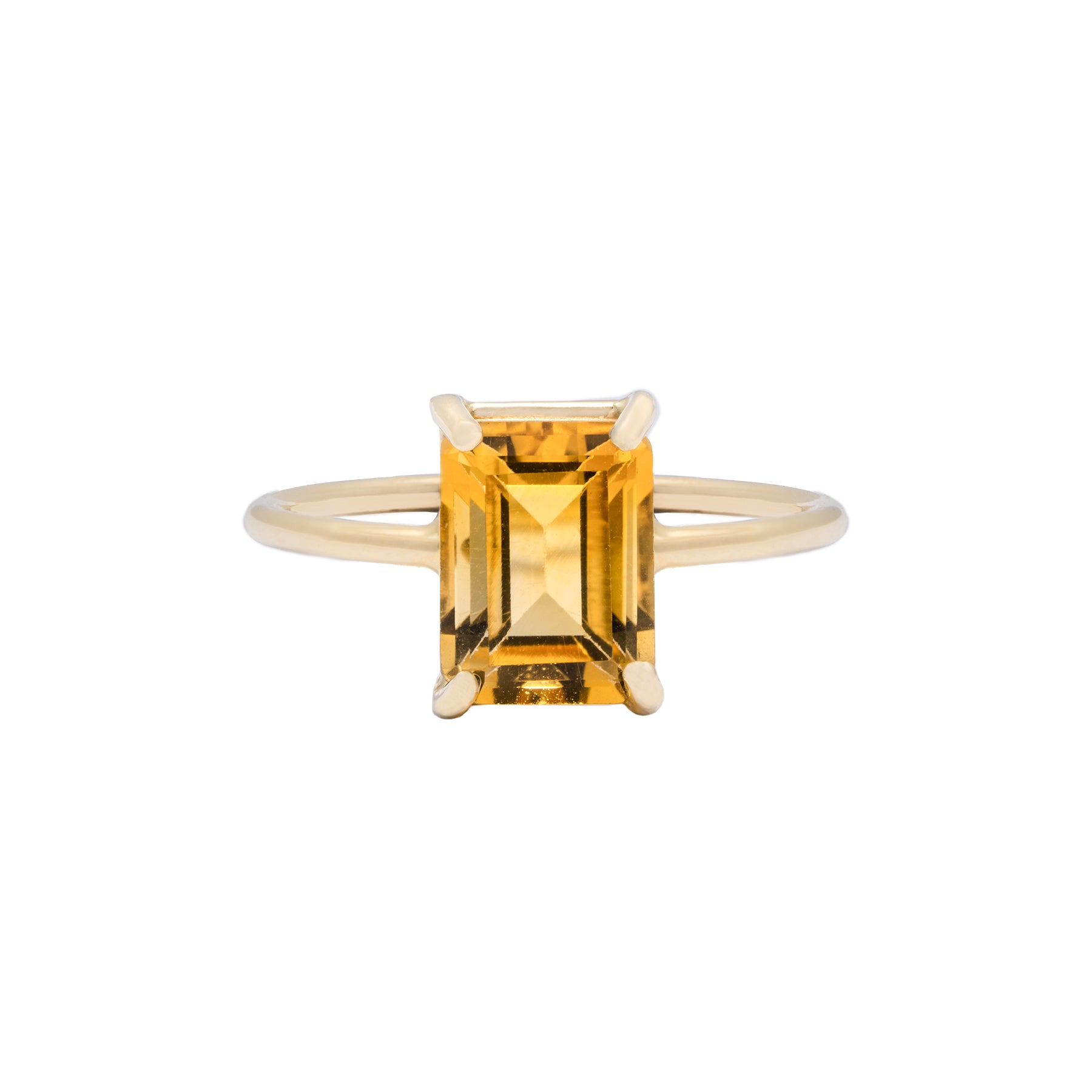 Gem Candy Citrine Rectangle Ring - Nina Segal Jewelry