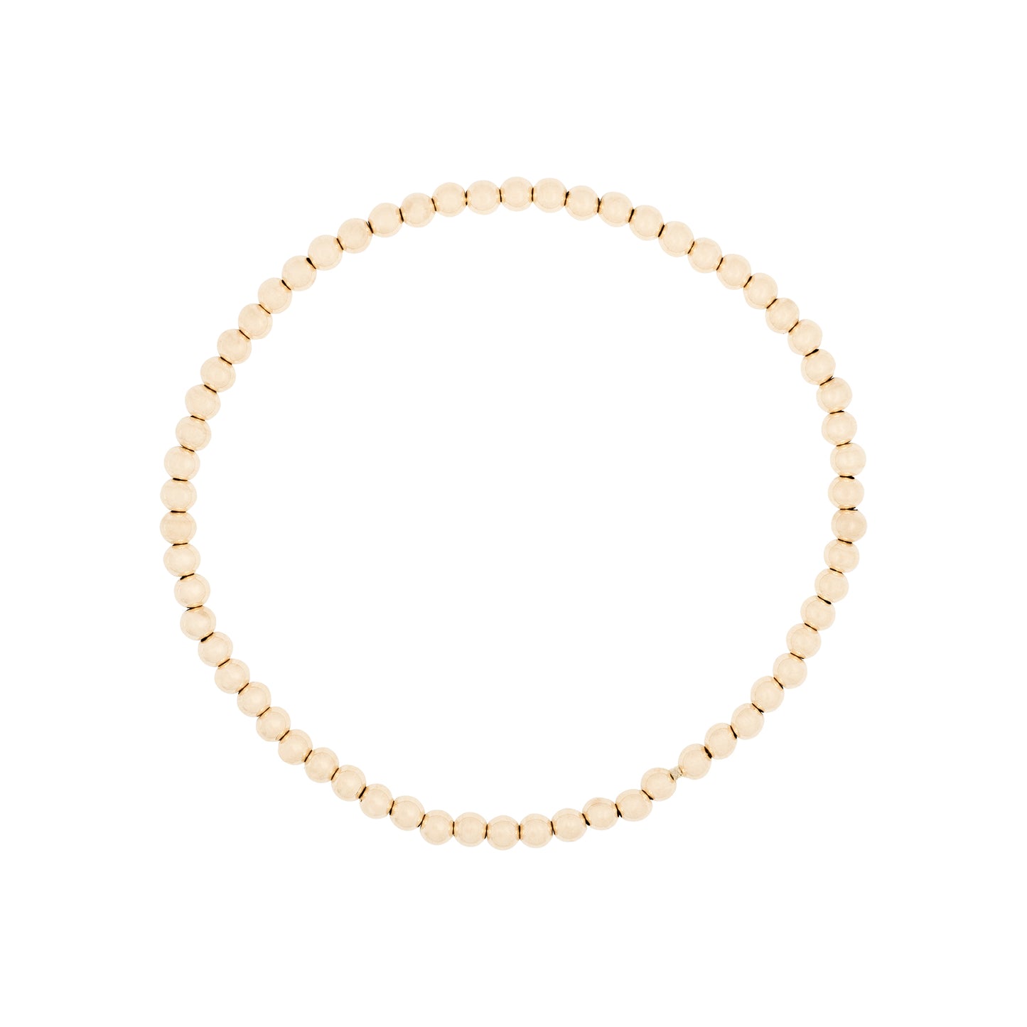 4MM Ball Stretch 14K Bracelet - Nina Segal Jewelry