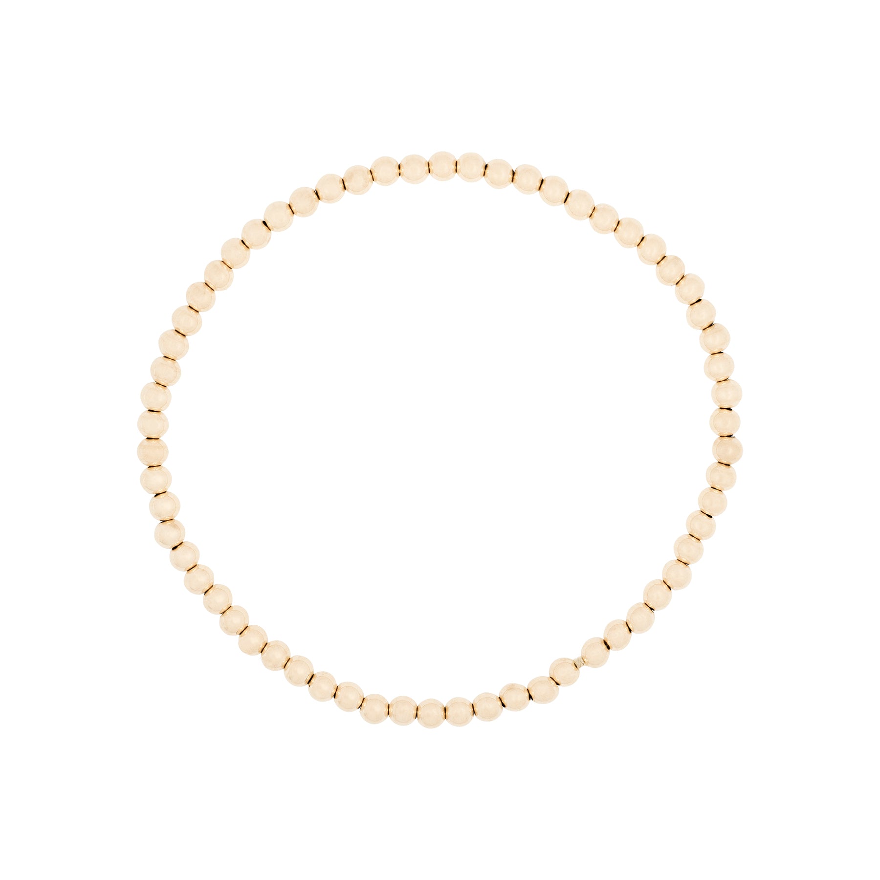 4MM Ball Stretch 14K Bracelet - Nina Segal Jewelry