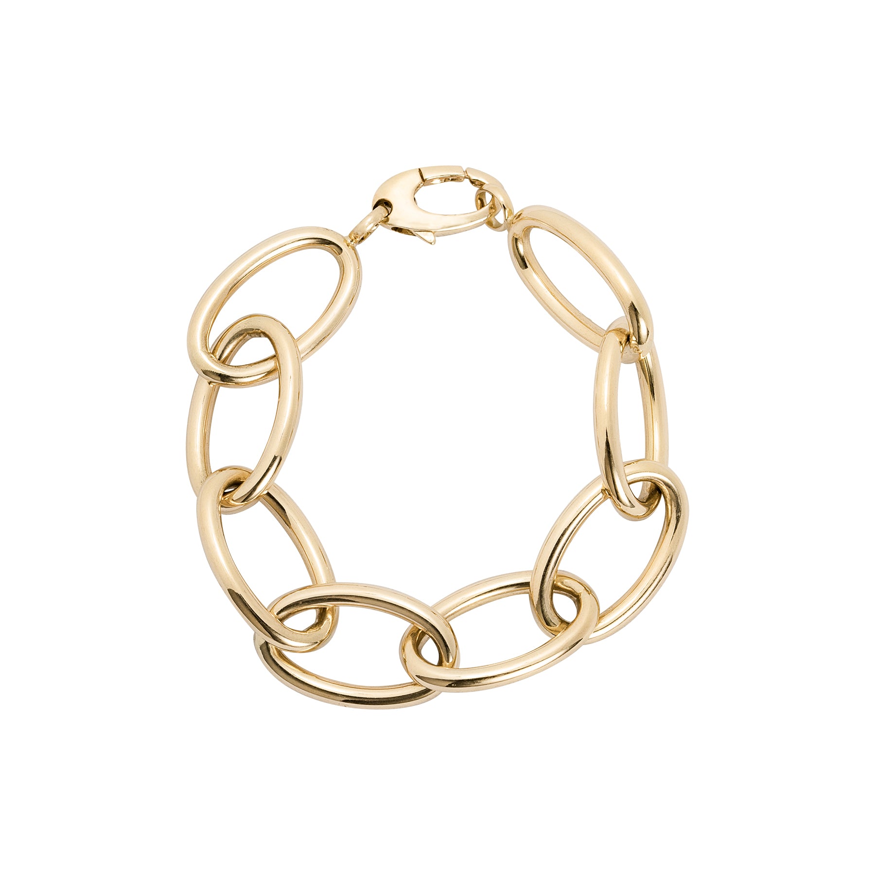 Jumbo Gold Link Bracelet - Nina Segal Jewelry