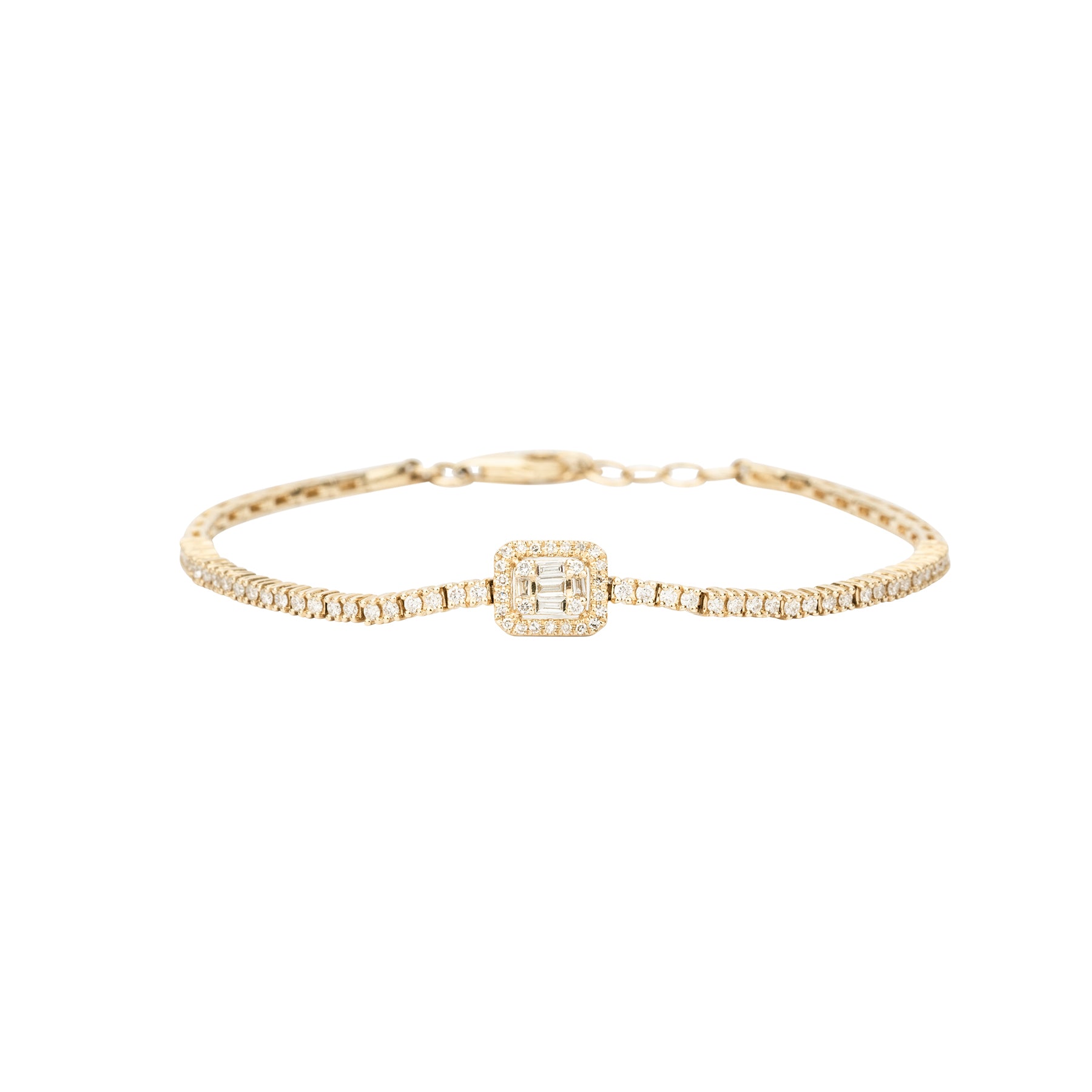 Baguette Diamond Tennis Bracelet - Nina Segal Jewelry