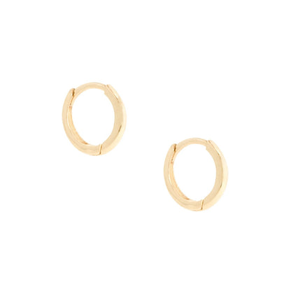 Medium Plain Gold Huggies - Nina Segal Jewelry