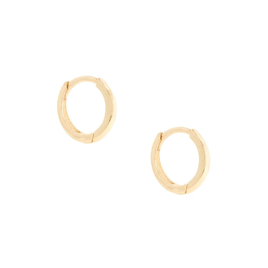 Medium Plain Gold Huggies - Nina Segal Jewelry