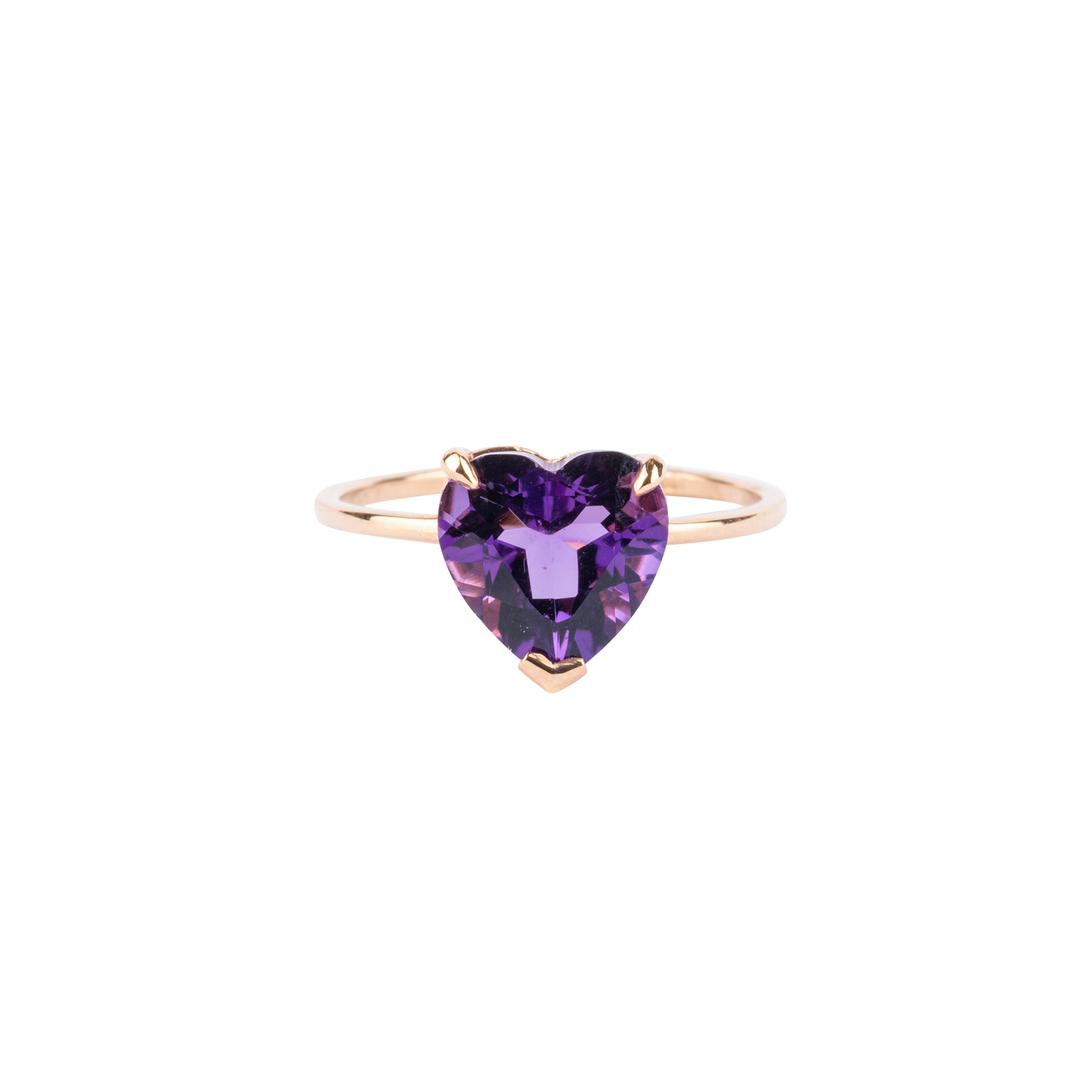 Gem Candy Amethyst Heart Ring - Nina Segal Jewelry