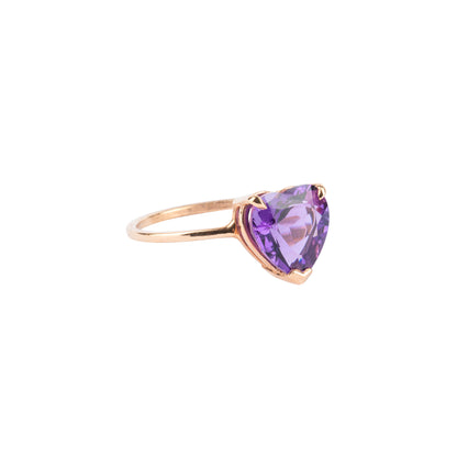 Gem Candy Amethyst Heart Ring - Nina Segal Jewelry