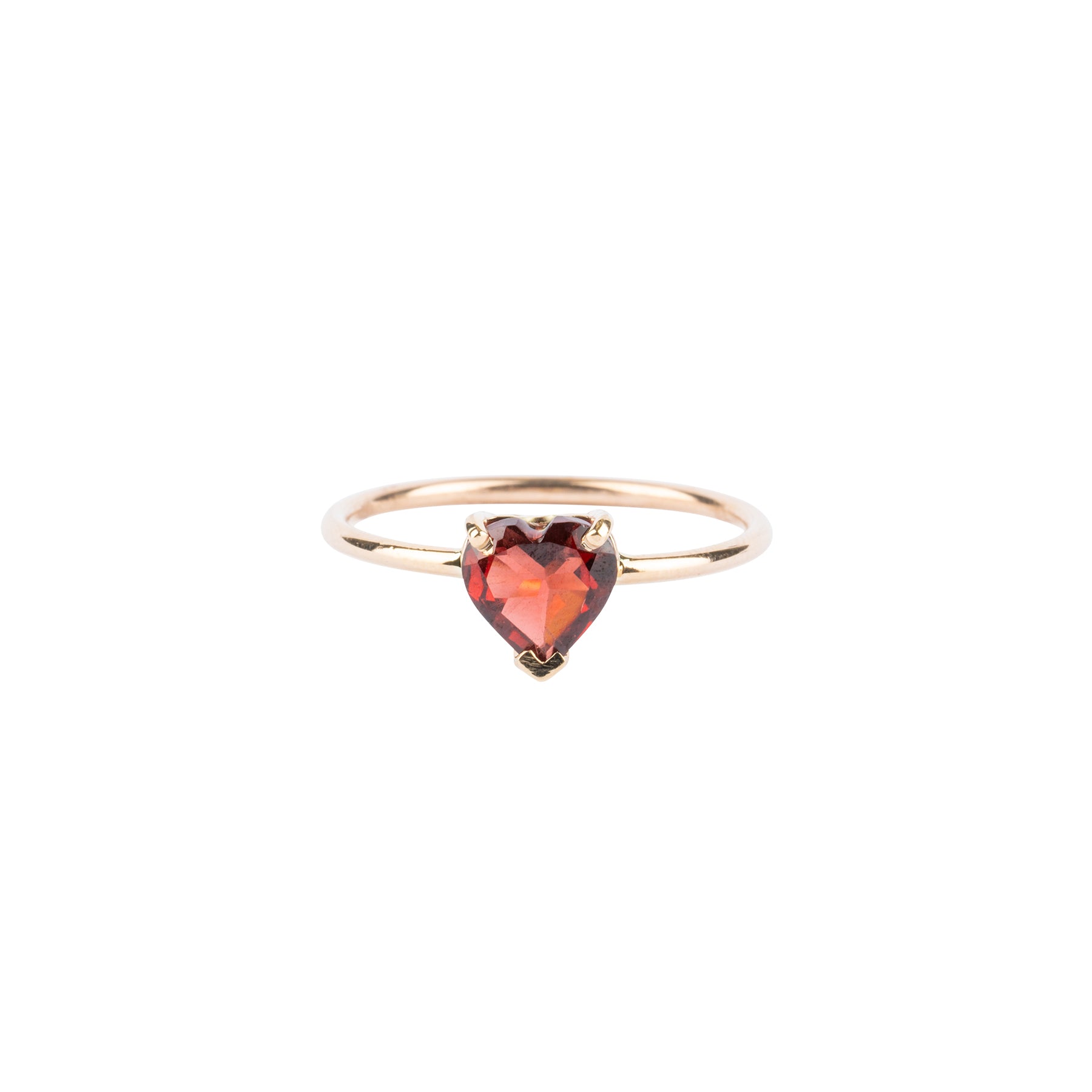 Gem Candy Garnet Heart Ring - Nina Segal Jewelry