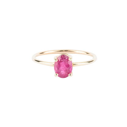 Gem Candy Pink Tourmaline Oval Ring - Nina Segal Jewelry