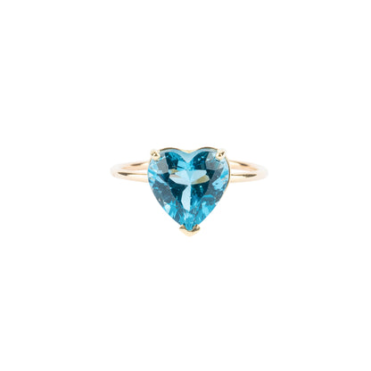 Gem Candy Sky Blue Topaz Heart Ring - Nina Segal Jewelry