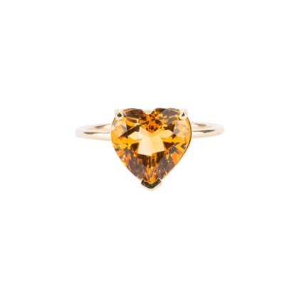 Gem Candy Citrine Heart Ring - Nina Segal Jewelry