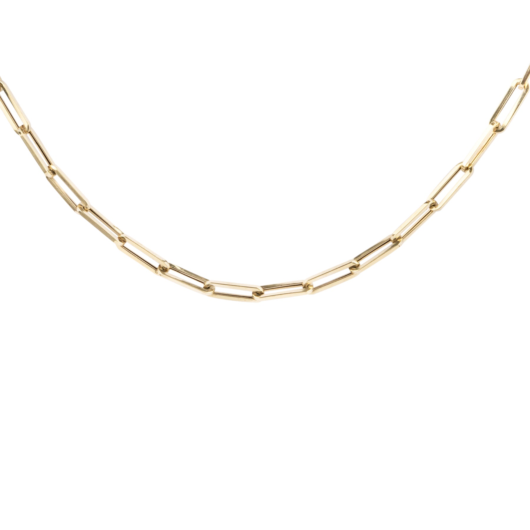 Medium Paper Clip Chain Necklace - Nina Segal Jewelry