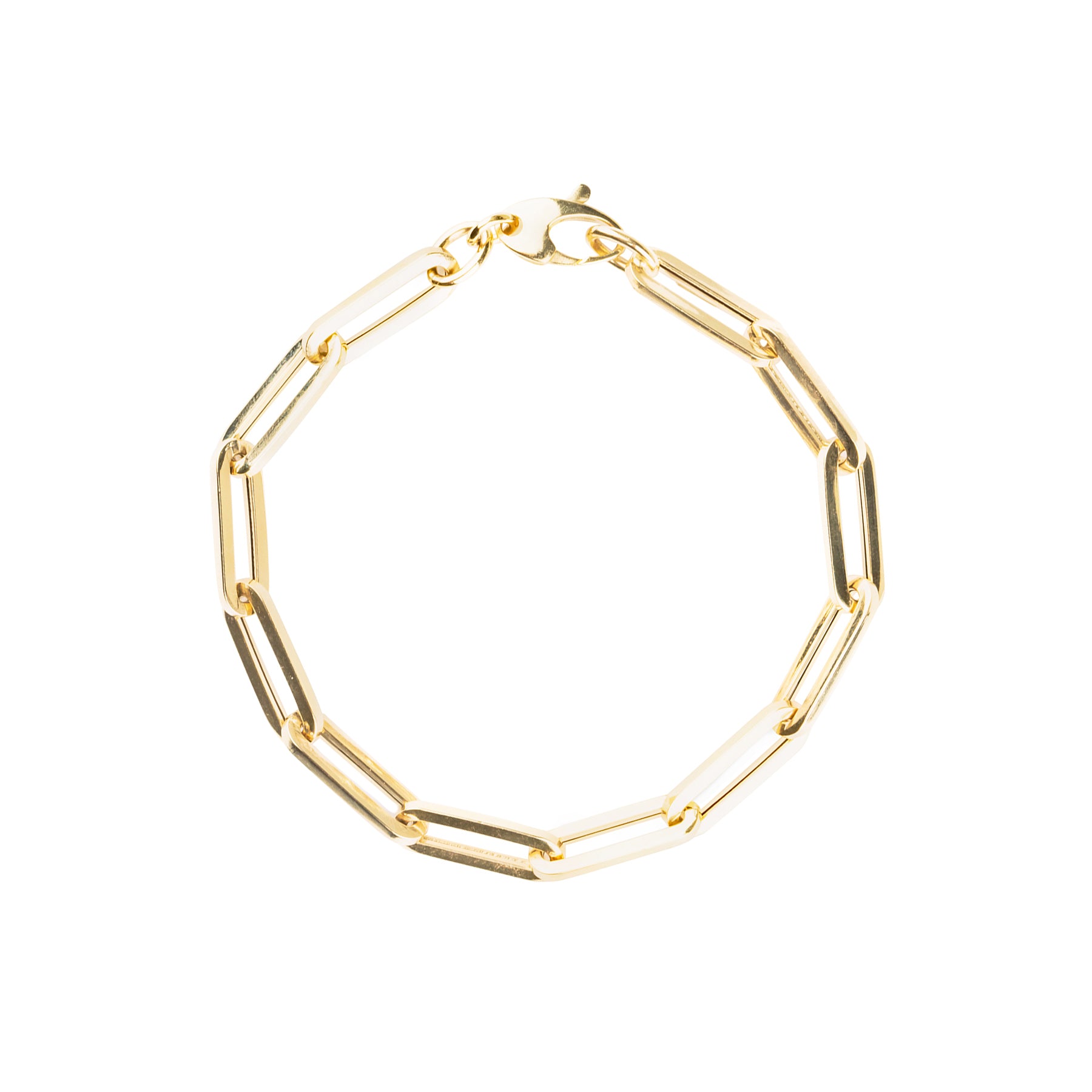 Medium Paper Clip Chain Bracelet - Nina Segal Jewelry