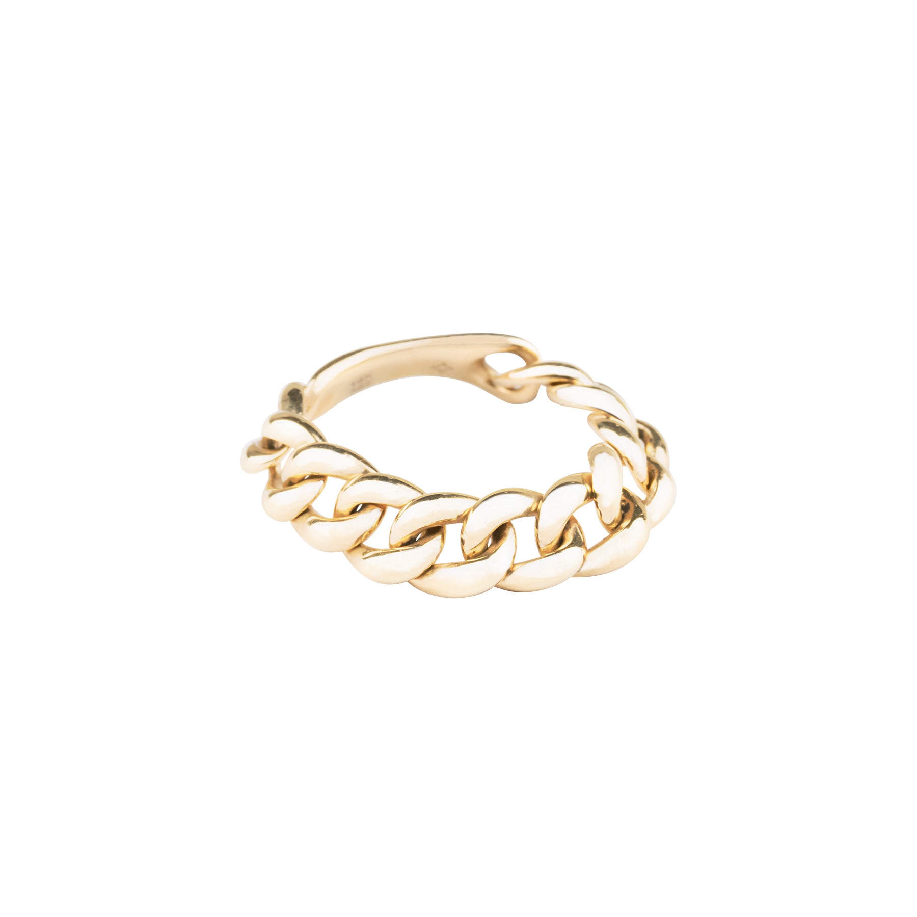 Plain Gold Chain Link Ring - Nina Segal Jewelry