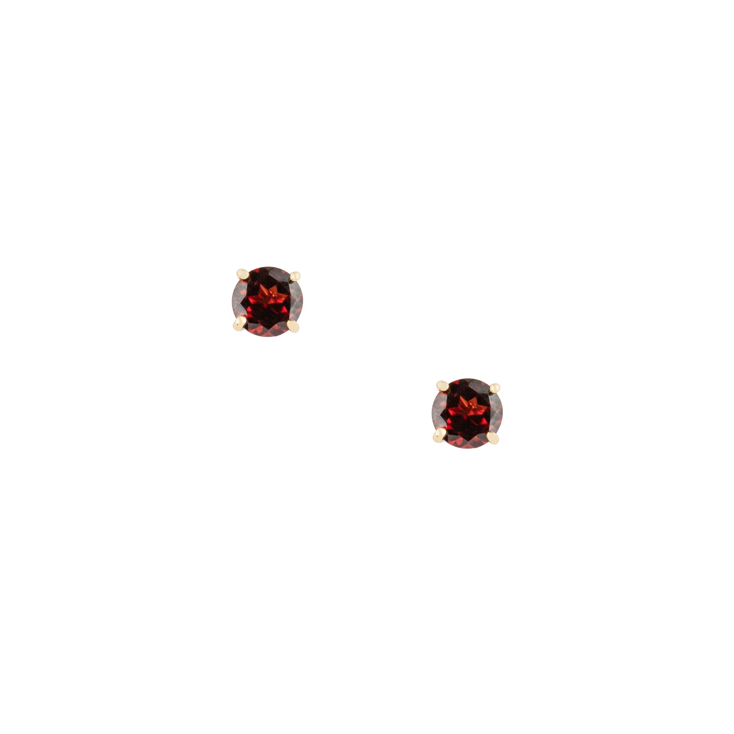 Gem Candy Garnet Round Studs - Nina Segal Jewelry