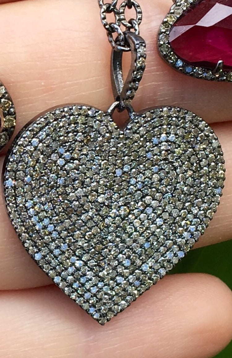 Heart Indian Diamond Necklace - Nina Segal Jewelry