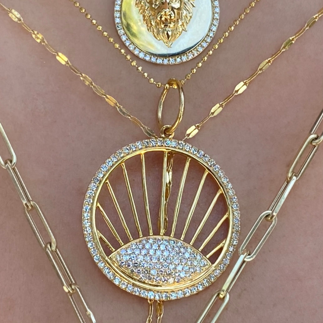 Small Gold Cut Ball Chain - Nina Segal Jewelry