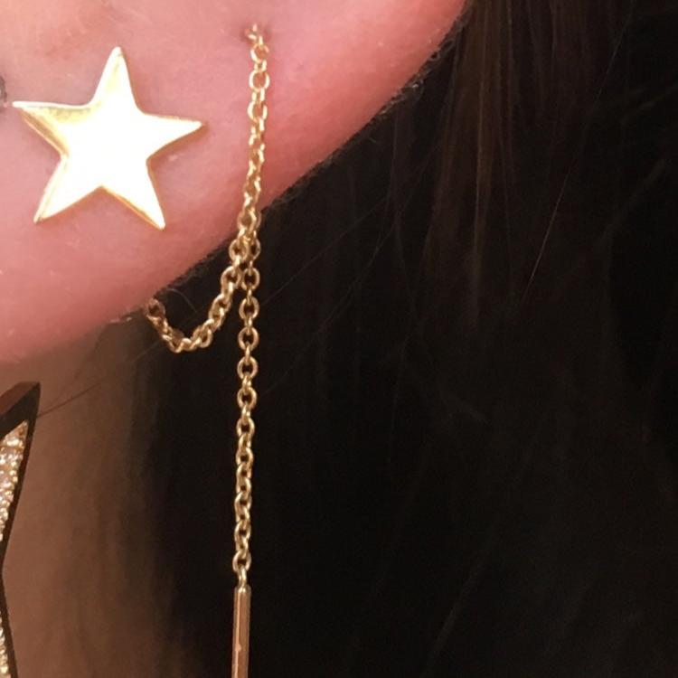 Star Pull Through Earrings - Nina Segal Jewelry