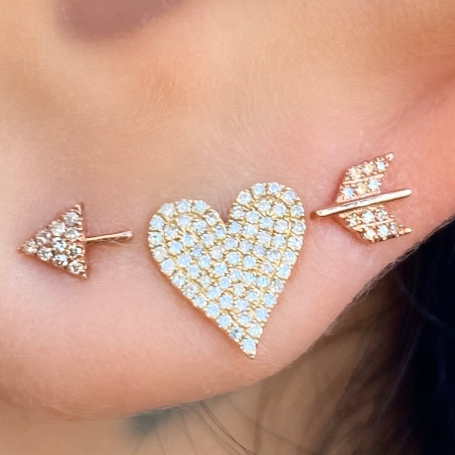 Arrow Diamond Studs - Nina Segal Jewelry