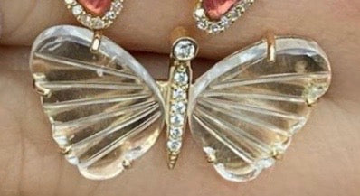 Medium Quartz Butterfly ring - Nina Segal Jewelry