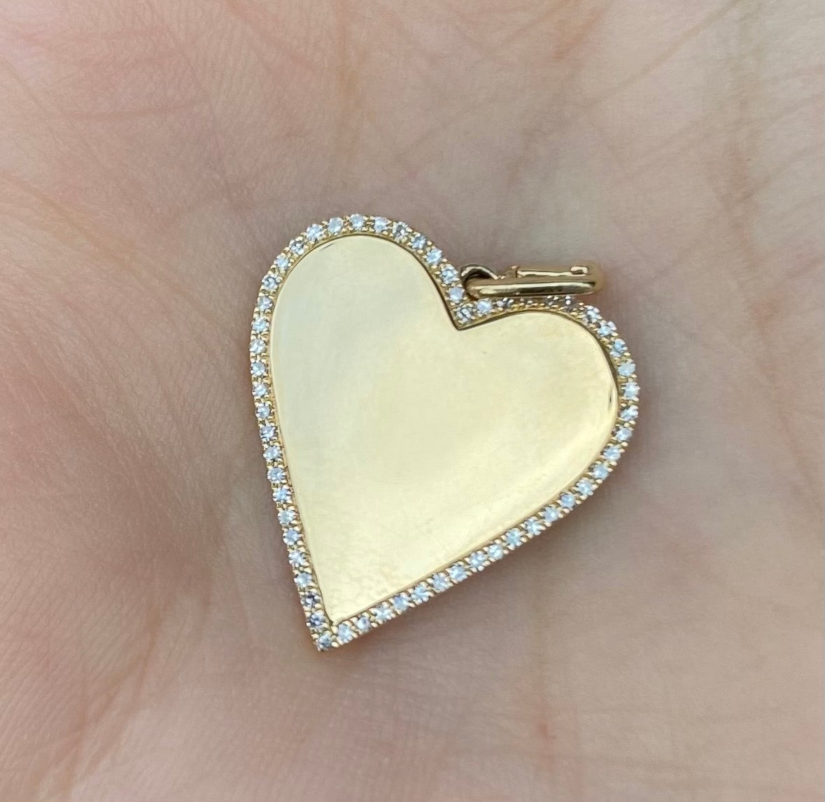Heart Diamond Enhancer charm - Nina Segal Jewelry