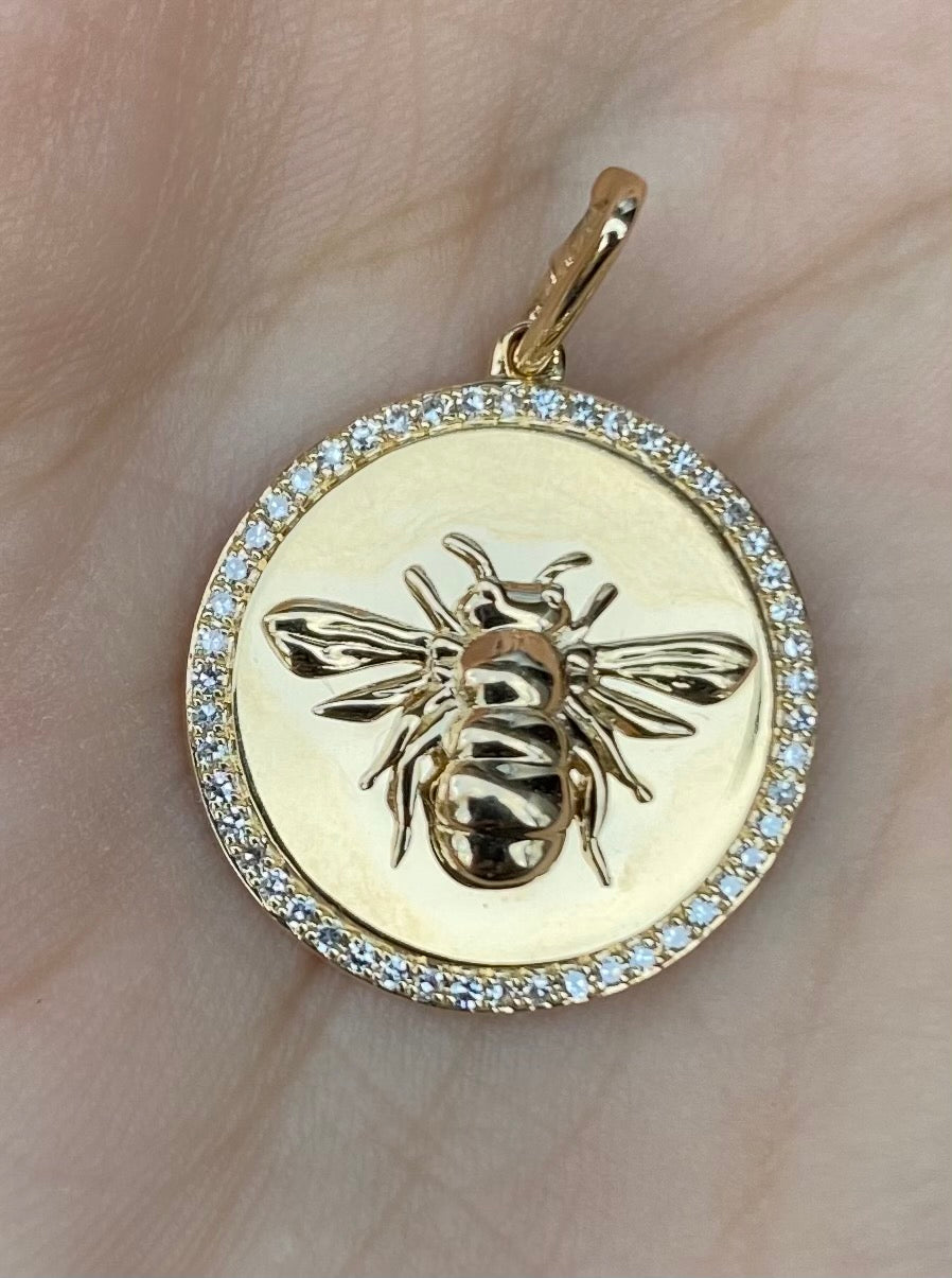 Bee Coin Enhancer Charm - Nina Segal Jewelry