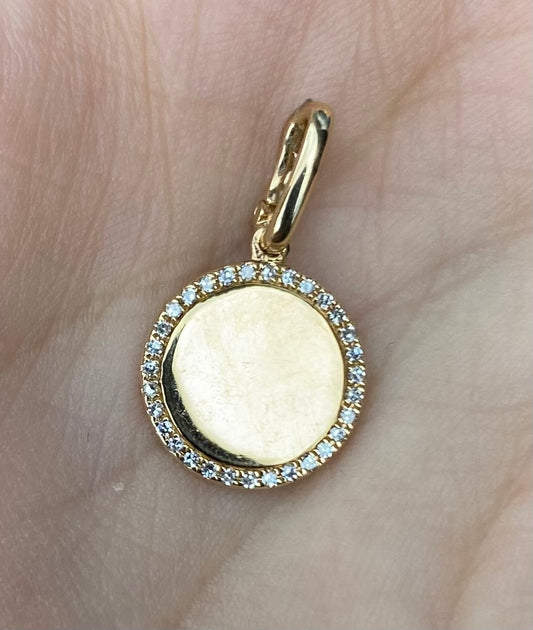 Diamond Disc Enhancer Charm - Nina Segal Jewelry