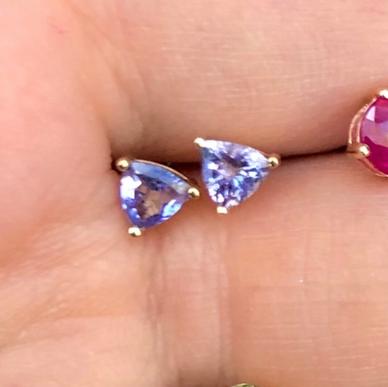 Gem Candy Tanzanite Studs - Nina Segal Jewelry