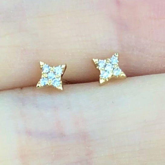 Tiny Twinkle Studs - Nina Segal Jewelry